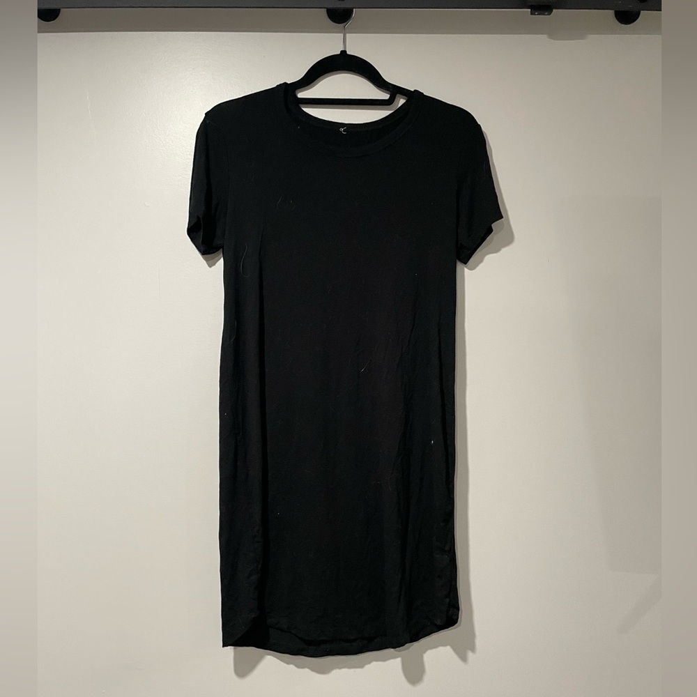 Black T-shirt Dress